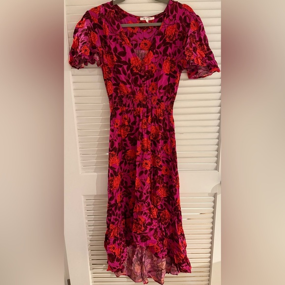 Abel the Label Floral High Low Maxi Dress - Picture 1 of 6